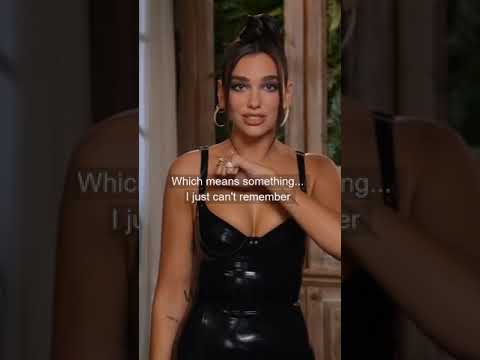 Dua Lipa Explains Her Tattoos #shorts