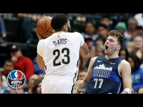 Luka Doncic, Anthony Davis battle as Mavericks edge Pelicans | NBA Highlights