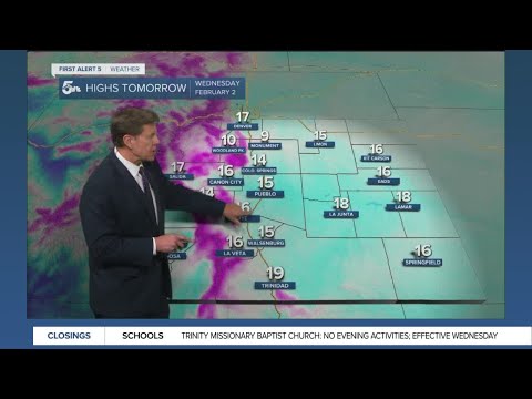 High impact snowfall and dangerous cold ahead for Southern Colorado