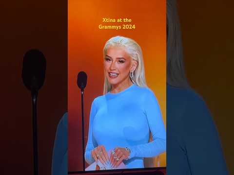 Christina Aguilera presenting at the 2024 Grammys #Xtina #ChristinaAguilera #Grammys #Grammys2024