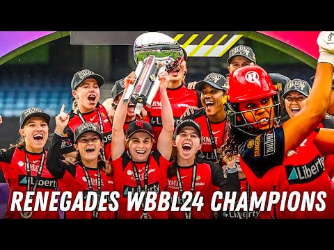 Melbourne Renegades WBBL 2024 Champions