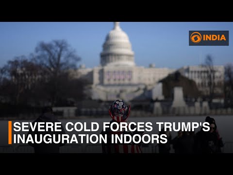 Severe cold forces Trump inauguration indoors, first time in 40 years | DD India Live