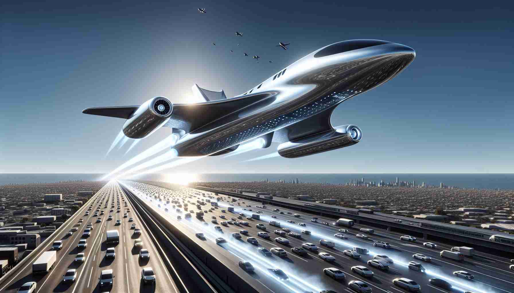 Revolutionizing Transportation with a Futuristic Air Shuttle 