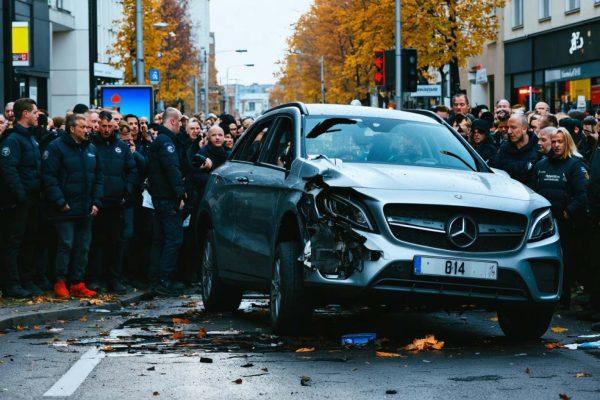 Tragedy on the Streets of Mannheim: Chaos Unfolds as Car Plows Into Crowd